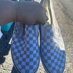 Vans Slip On Checkerboard color tan men  size 11
